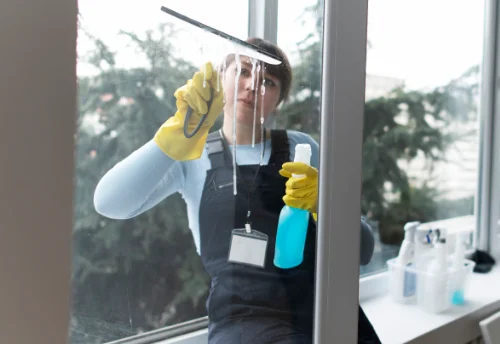Nettoyage de vitres intérieures et extérieures à Domptin